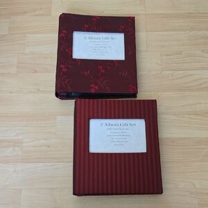 Red Photo Album Gift Set 2 Photo Album Gift Set Brand New 4"×6" 200 Photos
